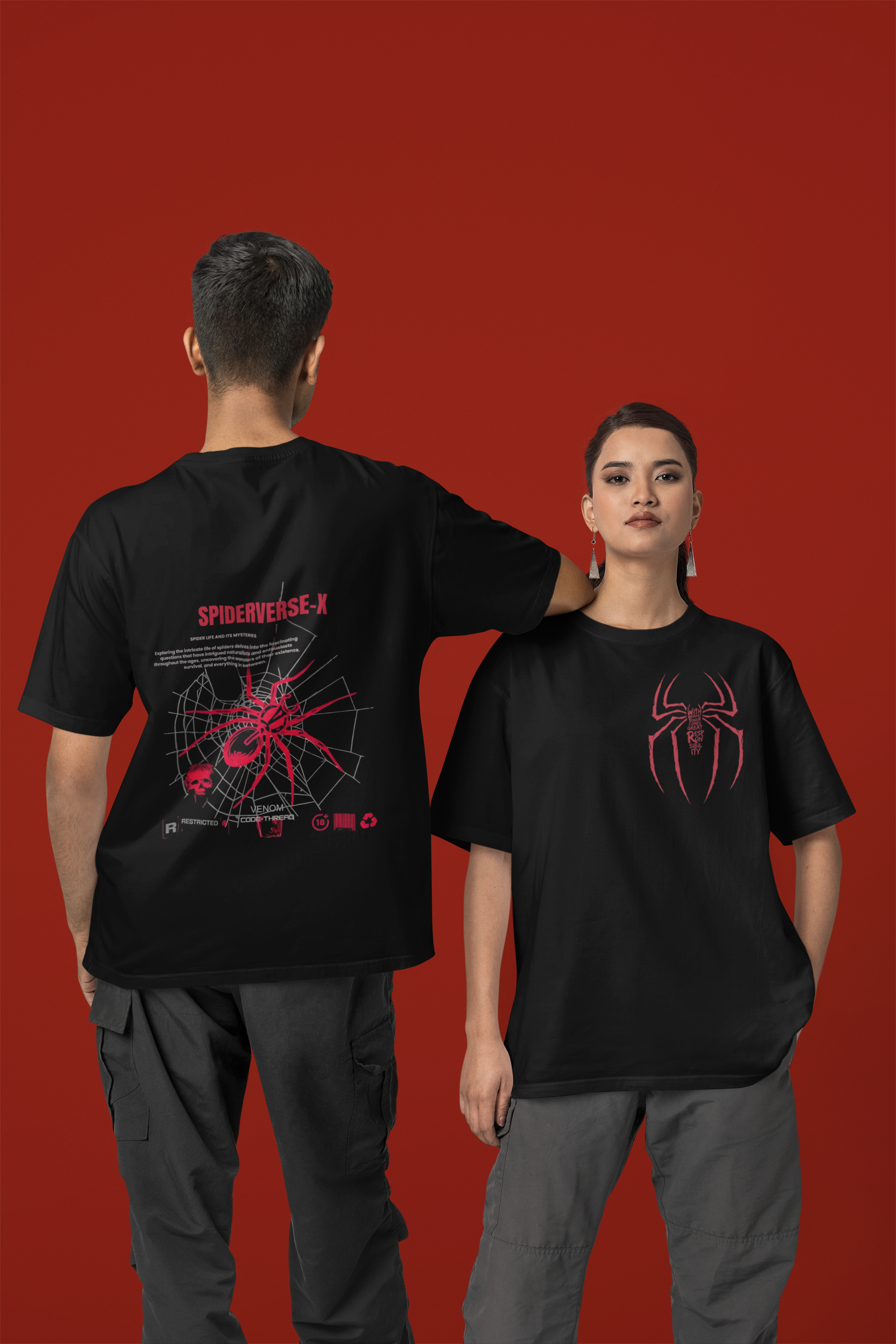 Spiderverse-X Oversized Tee